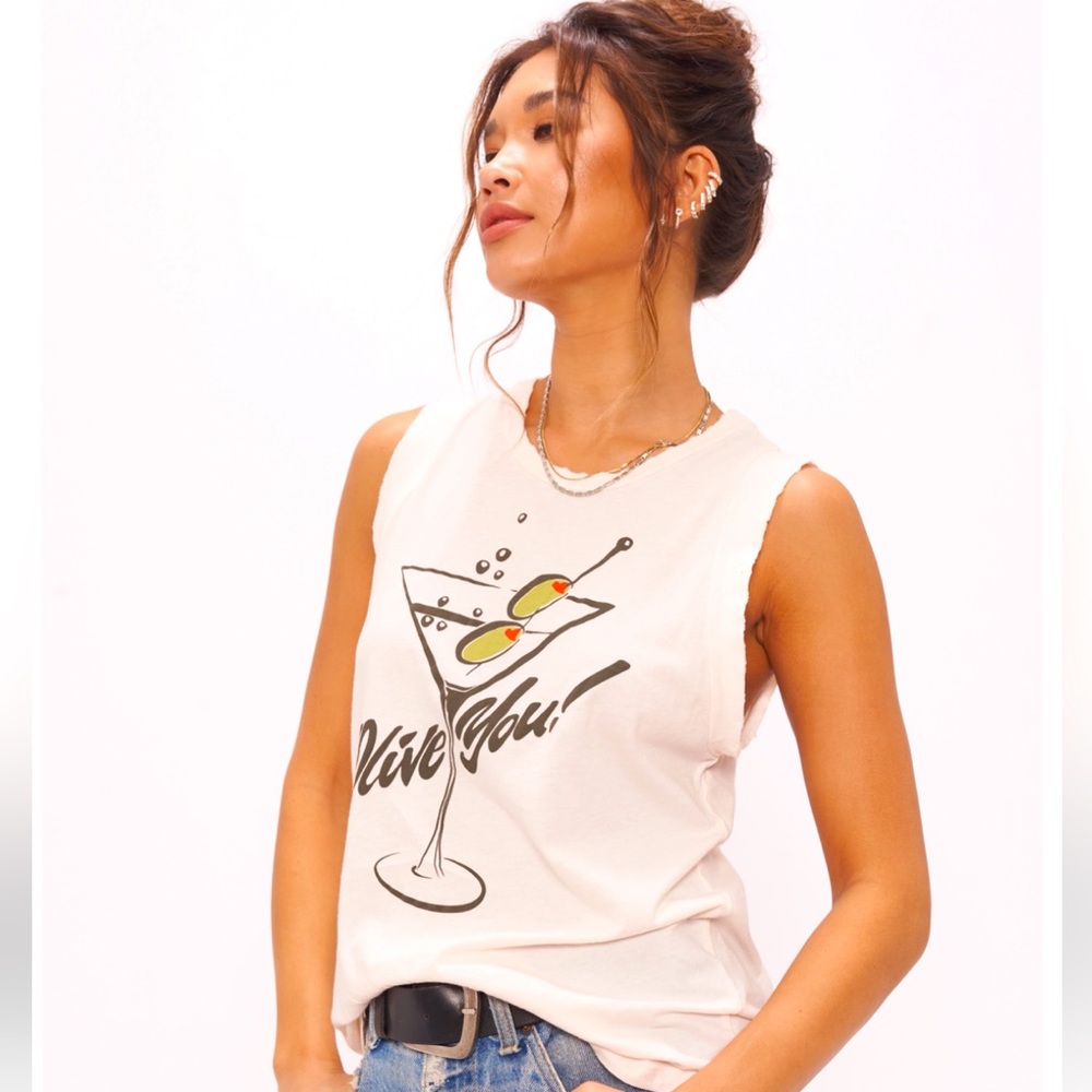 Project social olive you top-NWOT